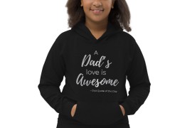 A Dad's Love is Awesome Kids Hoodie - Image 2