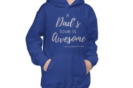 A Dad's Love is Awesome Kids Hoodie - Image 5